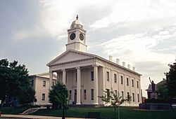 The Lafayette County Courthouse in Lexington, MO