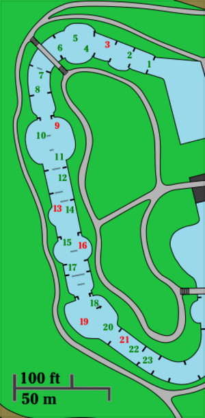 Lee Valley White Water Centre (2nd gate set, 2012 Olympics)