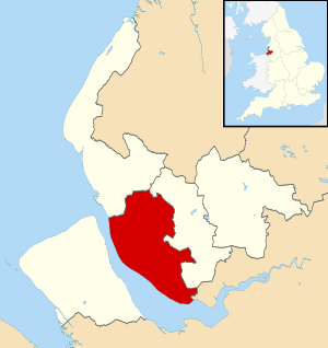 Location within Merseyside