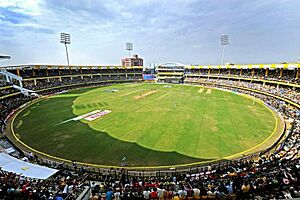 Maharani Usha Raje Cricket Stadium Indore - panoramio