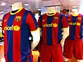 Maillots fc barcelone