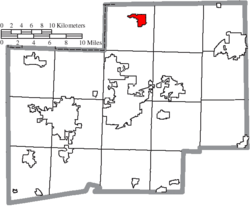 Location of Hartville in Stark County