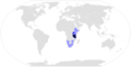 Map showing countries President John Magufuli of Tanzania has visited
