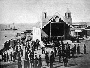 Marinos hispanos ocupan las islas chinchas en 1864
