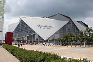 Mercedes-Benz Stadium, July 2018