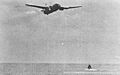 Mitsubishi G4M attacking USS Lexington (CV-2) on 20 February 1942
