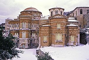 Monastery of Hosios Loukas winter