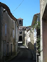 The street in Mouthoumet