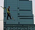 Nik Wallenda walks Baltimore