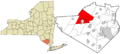 Orange County New York incorporated and unincorporated areas Wallkill highlighted
