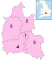 Oxfordshire numbered districts