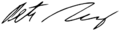 Petr Nečas Signature