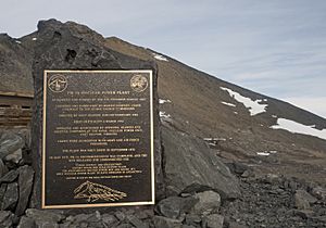 Plaque Commemorating the PM-3A Nuclear Power Plant at McMurdo Station