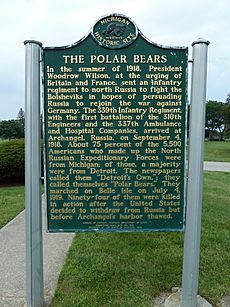 Polar Bear Monument Historical Marker