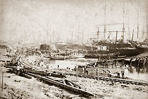Porto de Santos, 1870
