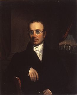 Portrait of Nathan Lord by Joseph G. Cole, 1830