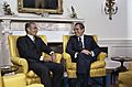 President Richard Nixon chats with the Shah of Iran, Mohammed Reza Pahlavi in the Oval Office