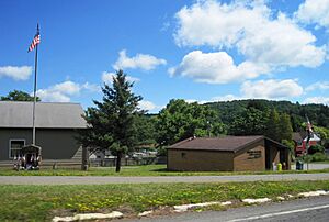 War memorial and post office