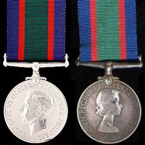 Royal Naval Volunteer Reserve Long Service and Good Conduct Medal (G VI v2 & E II)