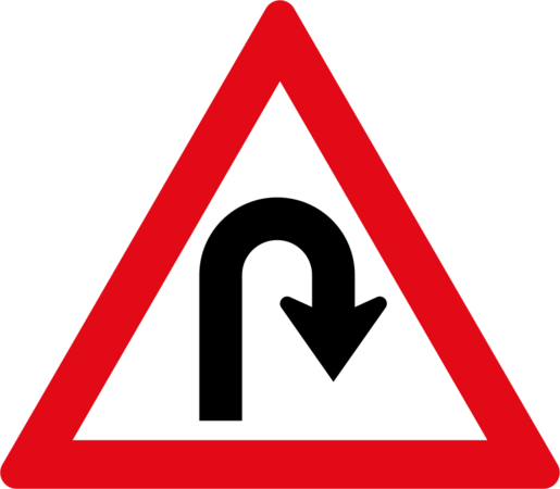 SADC road sign W206