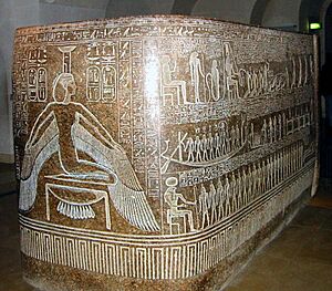 Sarcophagus of Ramses III, Louvre, egyptologie 22