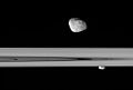 Saturn's moons Janus and Prometheus PIA08192 (NASA)
