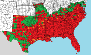 School segregation in 1958