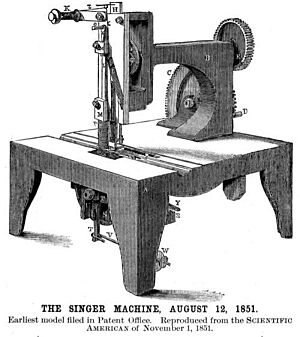 Singer Sewing Machine 1851