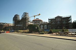 Smithsonian Arts and Industry building undergoing renovation
