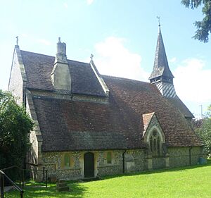 St Andrew's Church, Havant Road, Farlington (NHLE Code 1333214) (August 2017) (1)