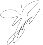 Signature of Taeyeon