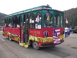 Trolley 4th of July Red River