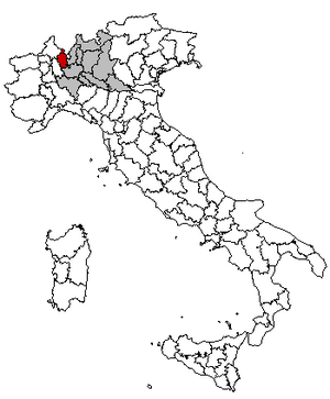 Location of Province of Varese