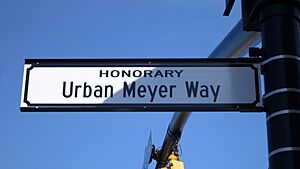 W. Bridge St. (Dublin, Ohio) - renamed Honorary Urban Meyer Way
