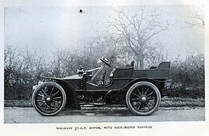 Wolseley 30HP Motor with four seated Tonneau