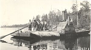 "Bull of the Woods" on Birch Lake. St. Croix Logging and Milling Company (5187332113)