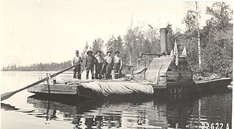 "Bull of the Woods" on Birch Lake. St. Croix Logging and Milling Company (5187332113).jpg