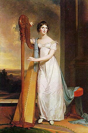 1818-Lady-with-Harp-Eliza-Ridgely-Sully