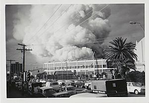 1968 St Kilda Stardust Lounge and Palais de Danse on fire
