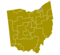 1984 Ohio Democratic presidential primary election results by congressional district