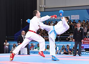 2018-10-18 Karate Boys' +68 kg at 2018 Summer Youth Olympics – Bronze IRL–MAR (Martin Rulsch) 18