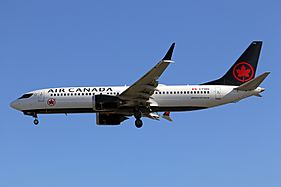 Air Canada B737 MAX 8 at Toronto pearson Int'l Airport