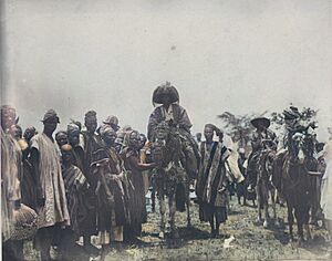Alaafin Oyo c. 1910 - Colorized