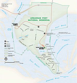 Arkansas Post park map