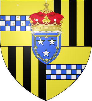 Arms of John Murray, 1st Duke of Atholl