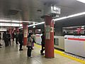 Asakusa Line - Shimbashi Station platform - Oct 16 2019 19 37 37 923000