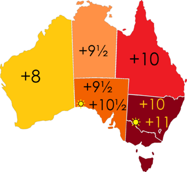 Australia-states-timezones