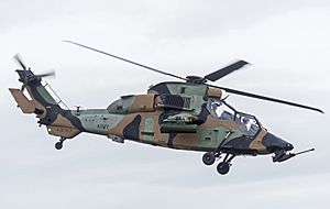 Australian Army (A38-017) Eurocopter Tiger ARH display at the 2015 Australian International Airshow
