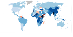 Average annual HDI growth from 2010 to 2023 published in 2025