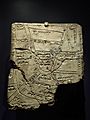 Babylonian cuneiform tablet with a map from Nippur 1550-1450 BCE